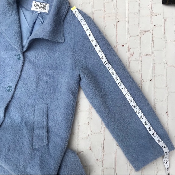 💙 Vintage Bill Blass Signature Alpaca & Wool Blend Jacket - Picture 6 of 14